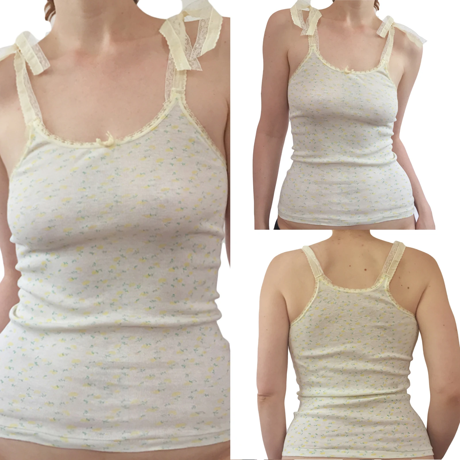 

Женские майки, укороченный жилет без рукавов на бретелях-спагетти с цветочным принтом для молодых девушек