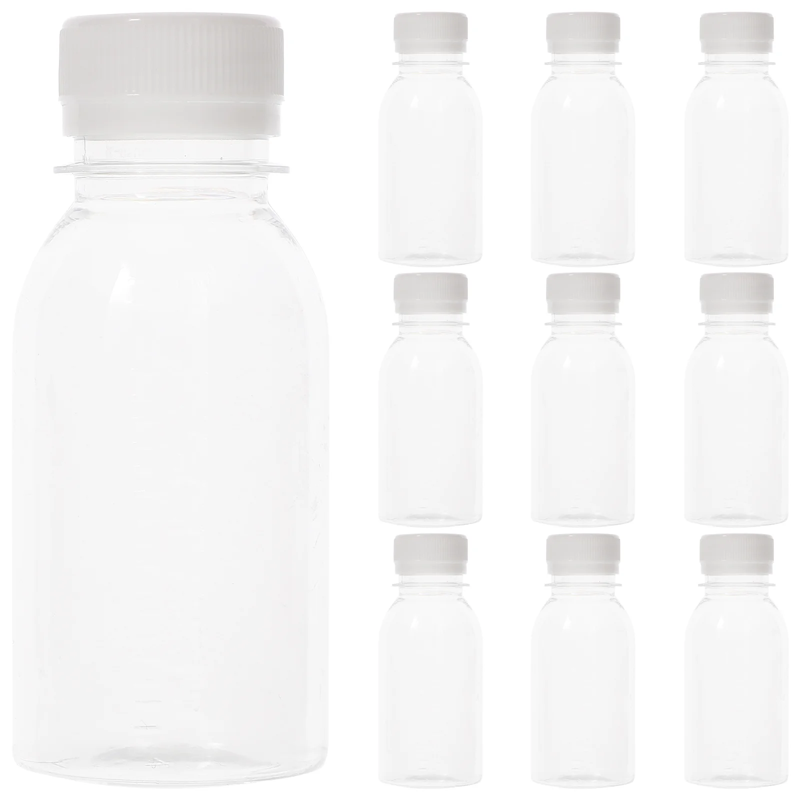 

Bottles Reusable Bottle Smoothie Water Containers Mini Fridge Caps Shot Milk Sample Box Cup Empty Ginger Plastic Dressing Salad
