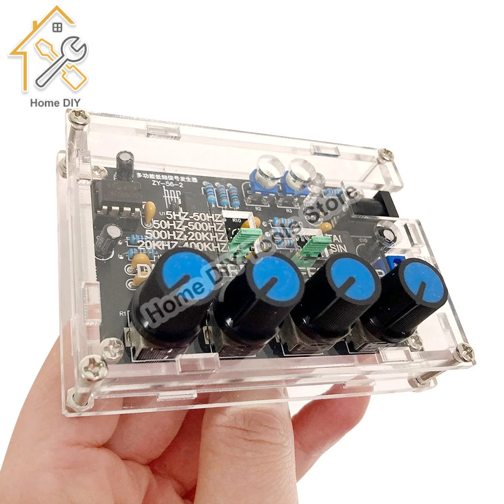 ICL8038 генератор сигналов DIY Kit выход 5 Гц ~ 400 кГц регулируемая амплитуда частоты синусоидальный треугольник квадратный пилообразный