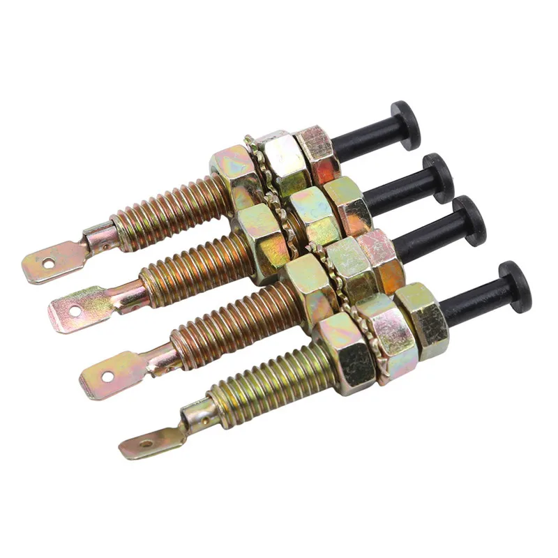 

Universal 4Pcs Car Hood Door Pin Switch Adjustable Auto Trunk Bonnet Door Jamb Pin Switch