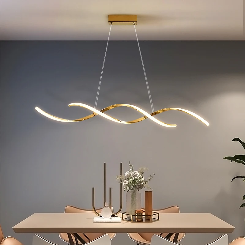 

Nordic Minimalist LED Long Curve Light Luxury Restaurant Bar Post-Modern Designer Creative Personality Art