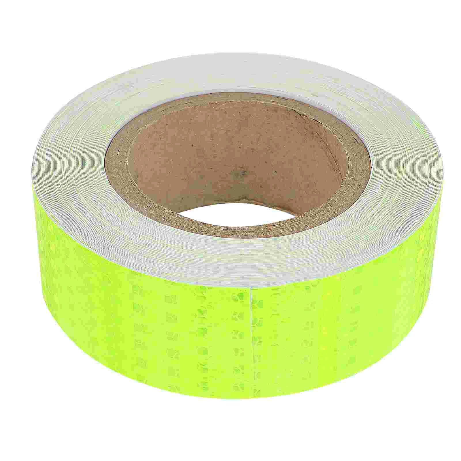 

Tape Reflective Adhesive Yellow Safety Caution Warning Self Tapes Fluorescent Strips Red Reflector Bike Wheel Night Outdoor