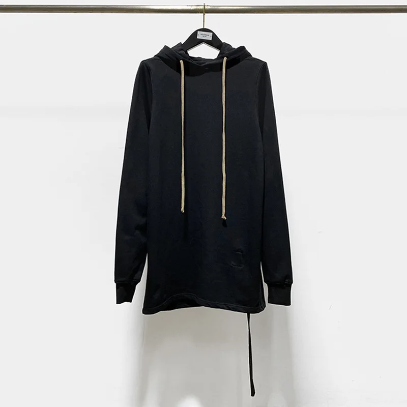 RO Drawstring Hooded Streamer Pullover Owens Pullover Men's and Women's Sweater Trend Streetwear Oversized Casual Hoodies