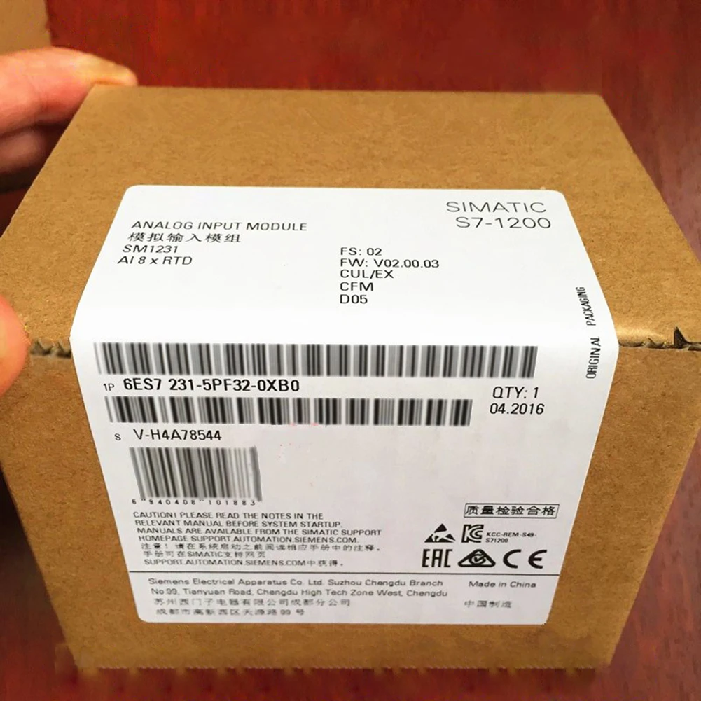 

Brand New in Box Sealed For Siemens S7-1200 6ES7231-5PF32-0XB0 Control Module 6ES7 231-5PF32-0XB0