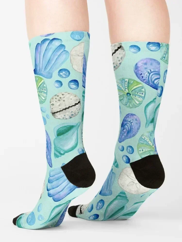 Акварельные ракушки Explosion - Beachcomber Dream Socks комплект футбольных термомужских зимних