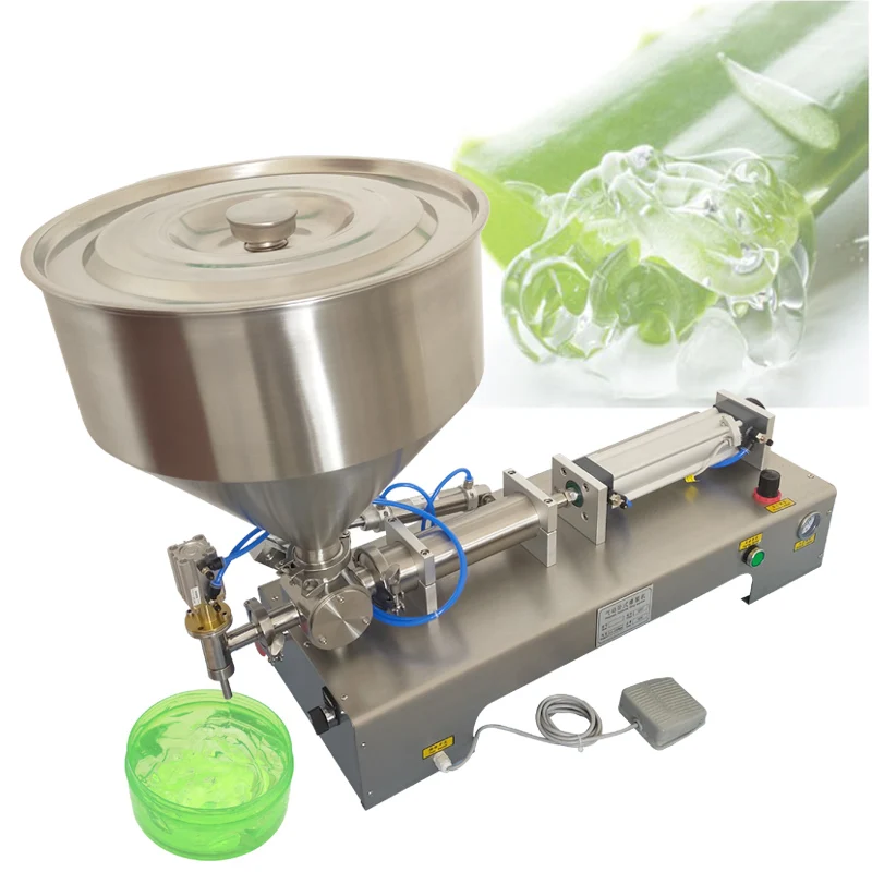 Горизонтальная автоматическая машина для розлива пасты медовый шампунь