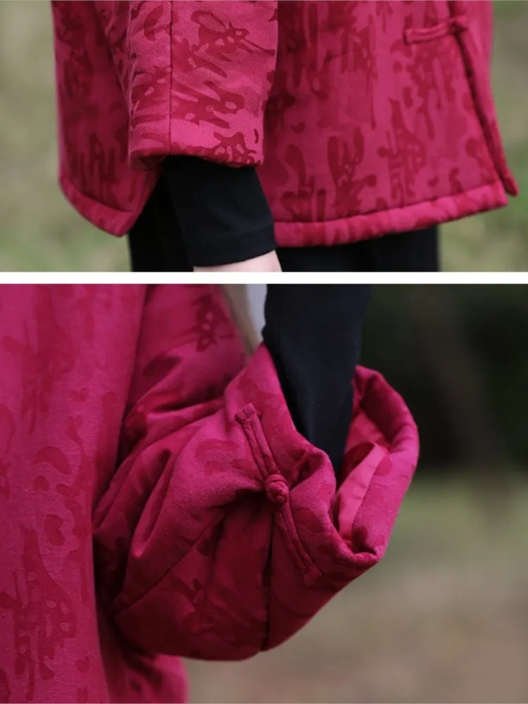 Оверсайз осенне-зимнее пальто с цветочным принтом женская мода женские