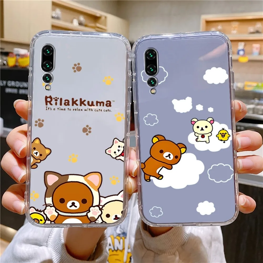 Чехол для телефона R-Rilakkuma Xiaomi 11 Redmi Note 5G 8T 9A 9 10T 8 Pro 12 Lite прозрачный чехол