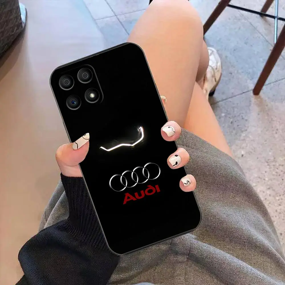 Case For Huawei Honor X40 X30 X20 X10 X9 X9A X8 X7 5G V40 V30 V20 V10 V9 Magic 3 4 Pro Case Funda Shell Luxury Sports Car A-Audi