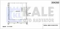 

354200 engine water radiator X5 E53 × 40 × 40
