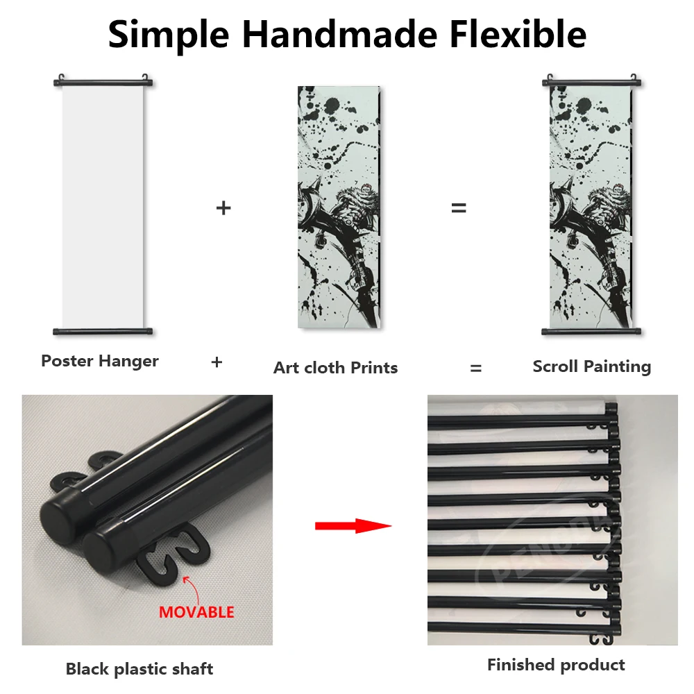 Домашнее украшение аниме подвесной плакат на холсте с изображением рассекающего