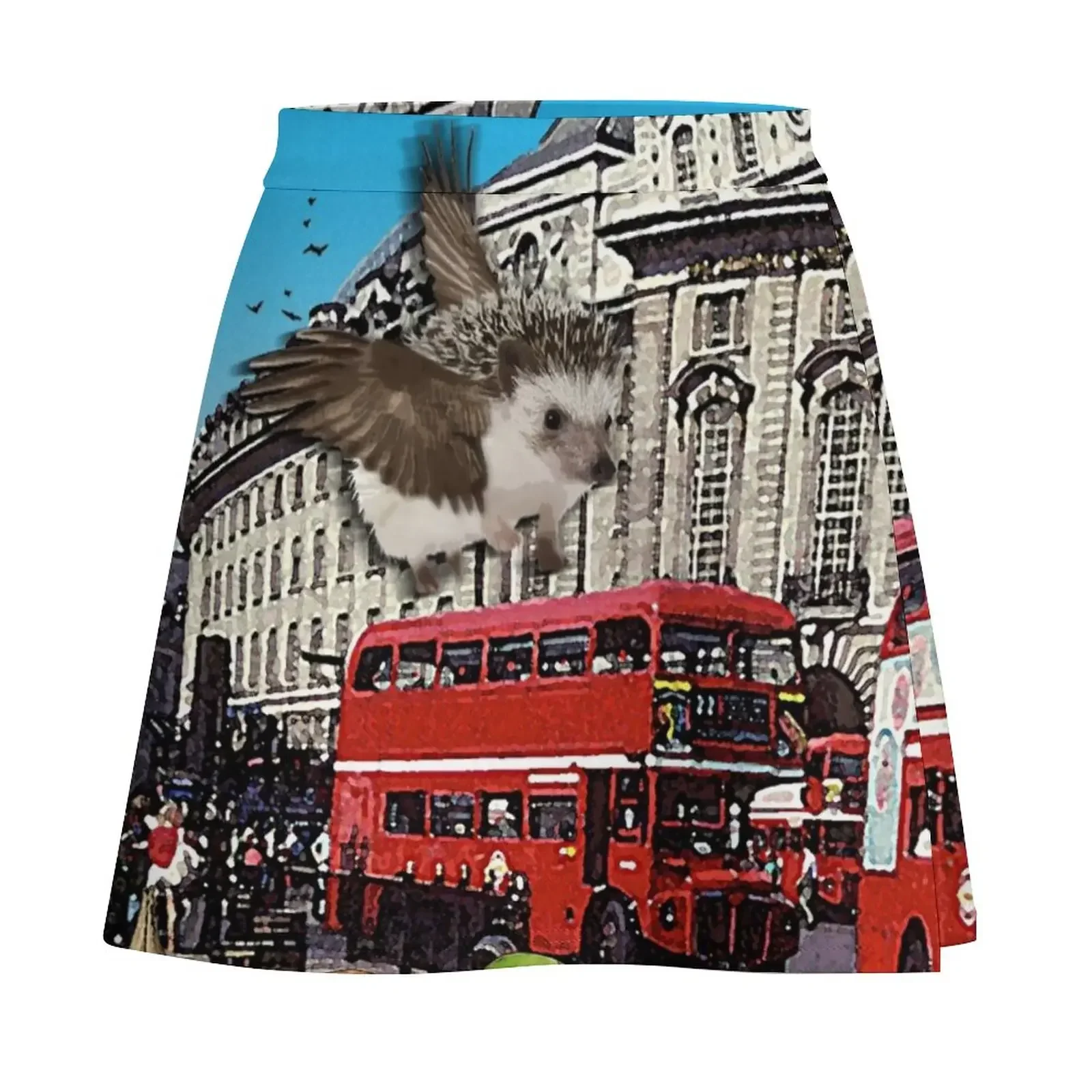 Лондонская автобусная сцена - (главы) Мини-юбка новая в одежде Fairy Core