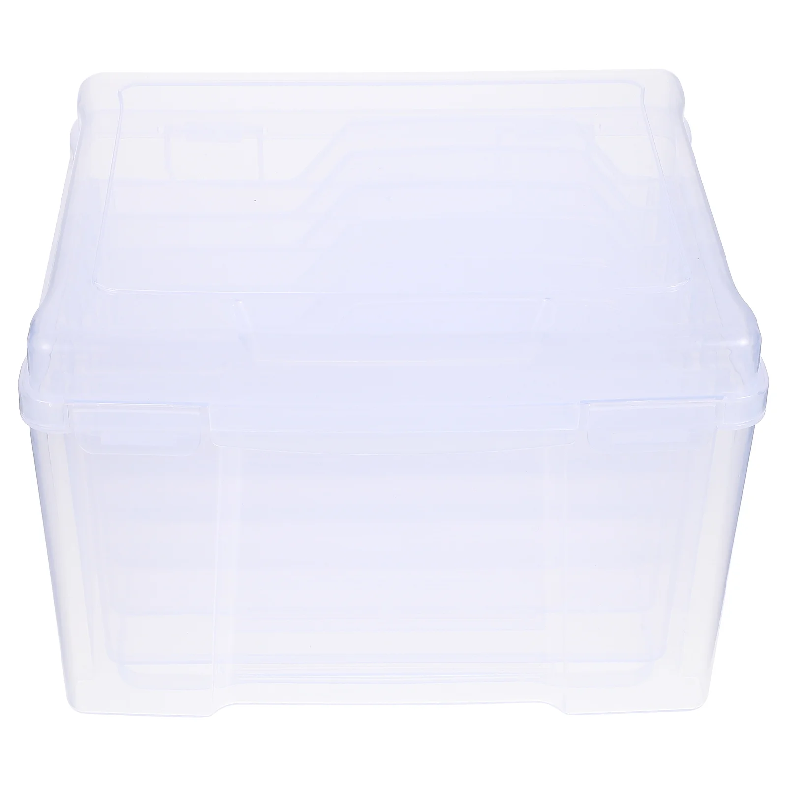 

Transparent Storage Bin Latching Storage Container Greeting Storage Box