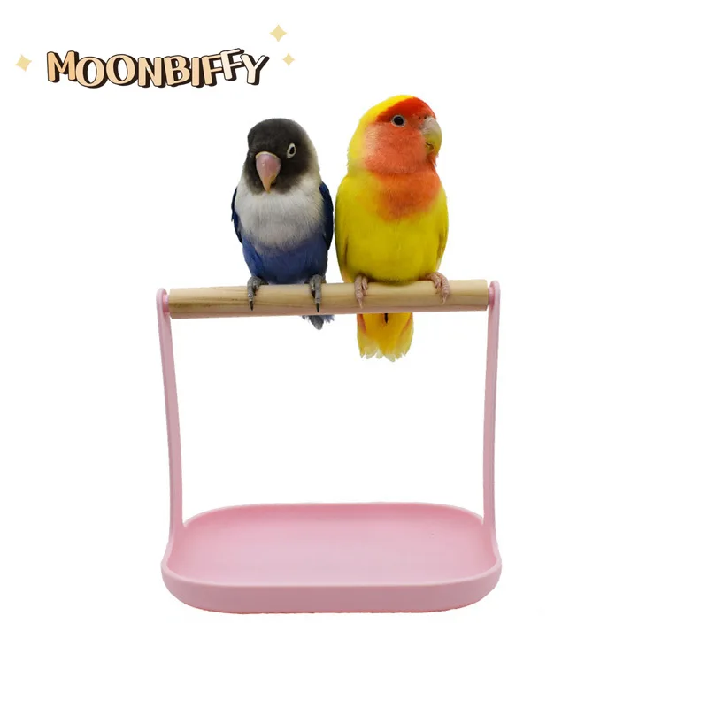 

Подставка для птиц, аксессуары для птиц, портативный Окунь и инструмент для тренировок, Нетоксичная устойчивая подставка для небольших пти...