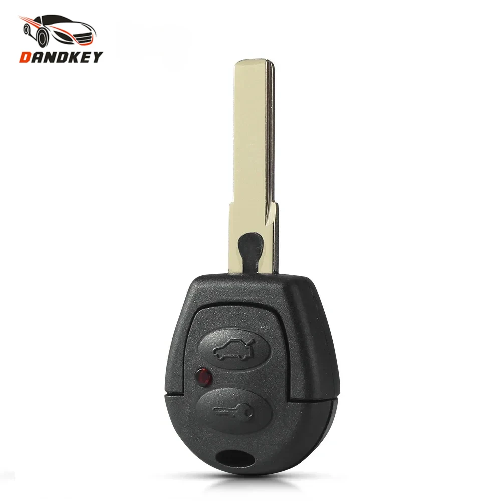 

Dandkey 1 шт. корпус дистанционного автомобильного ключа для VW Volkswagen Polo Golf Jetta Sharan Seat Leon SKODA FABIA OCTAVIA Fob 2 кнопки