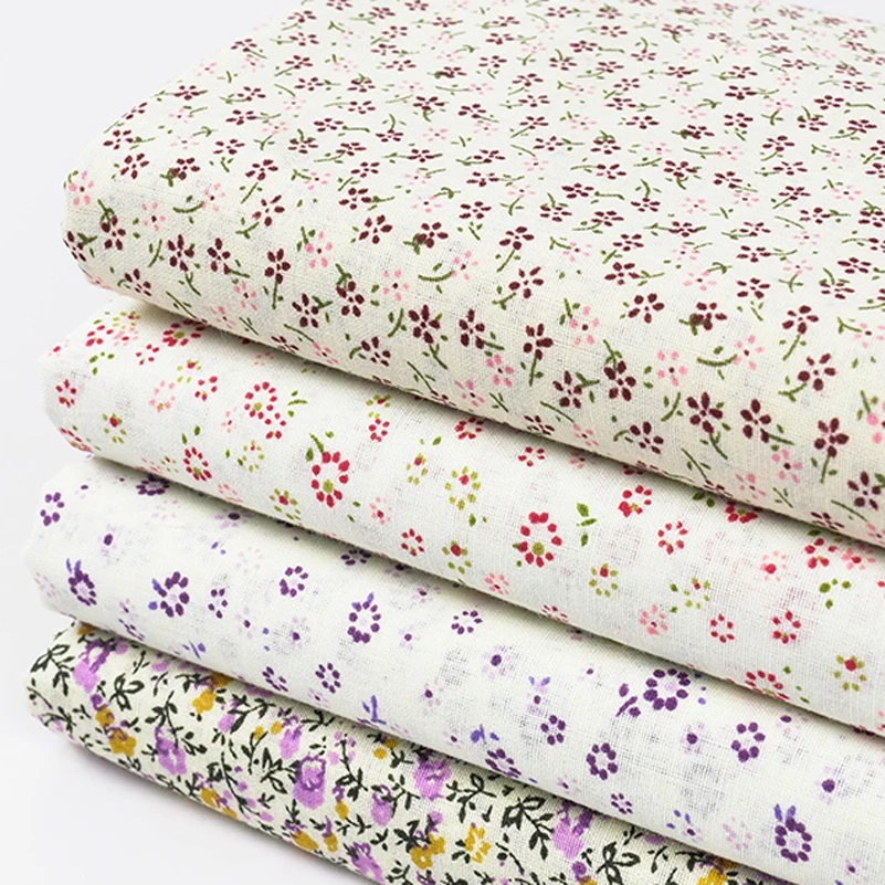 Маленькая винтажная цветочная ткань хлопок свобода яркий цветочный принт для