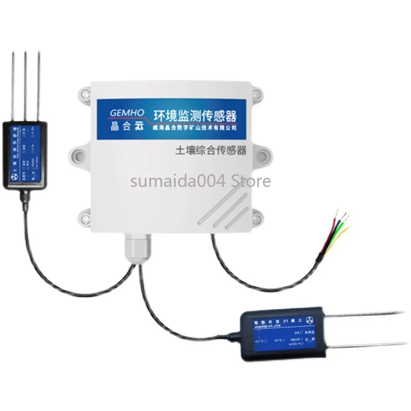 

Комплексный датчик почвы, многофункциональный PH датчик температуры и влажности азота, фосфора, калия