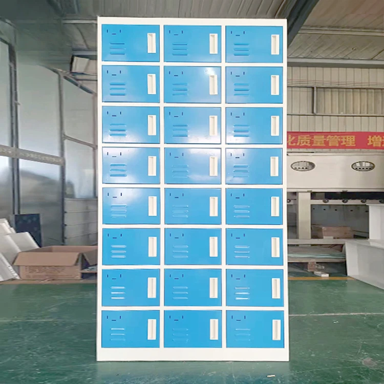 

Customized 24 Doors Steel Cupboard Hospital Cabinets Office Locker School Wardrobe