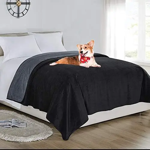 

100% Blanket for Baby Adults Dogs Cats Pets,Leak Proof,Pee Proof,3 Layer Protector for Bed,Sofa and Couch,Twin/Loveseat 90"x