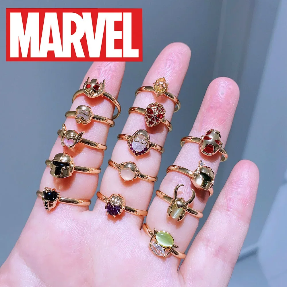 Популярное открытое кольцо Marvel Deadpool 3 Росомаха с медным покрытием серия