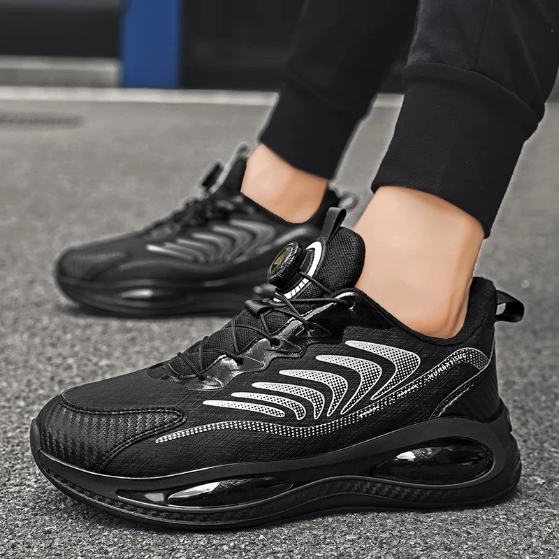 Мужские кожаные кроссовки Повседневная модная обувь для ходьбы и бега роскошные