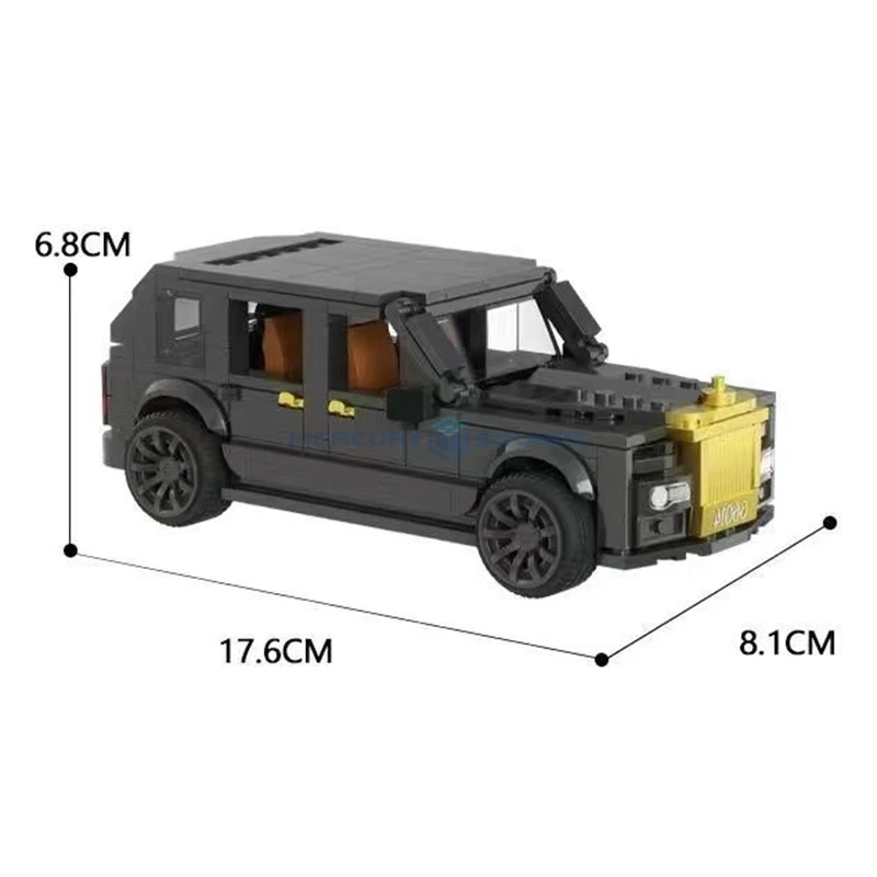 Роскошный автомобиль внедорожник MOC 66014 строительные блоки для бездорожья