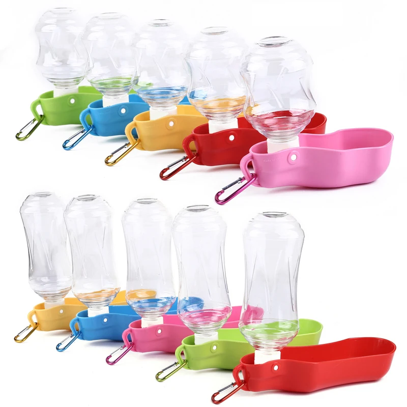 Складная бутылка для воды домашних животных переносная пластиковая уличная