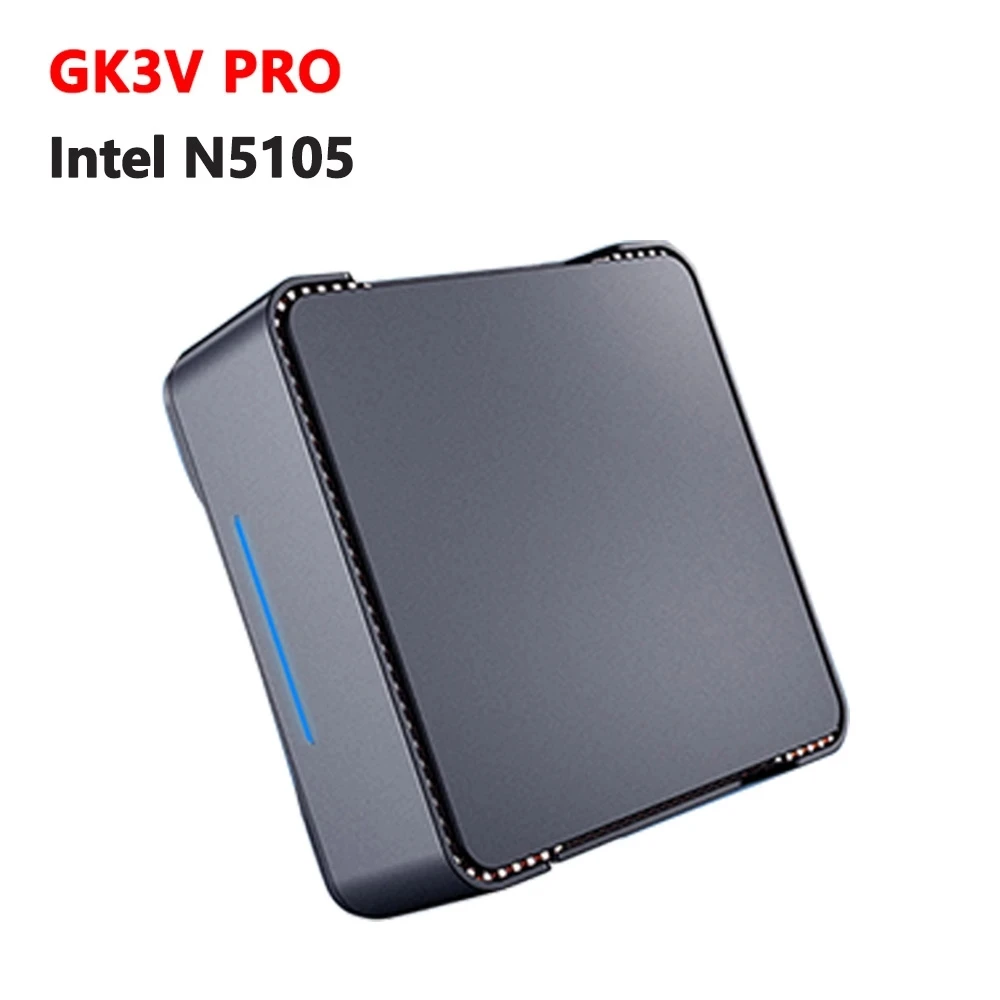 Мини-ПК GK3V PRO игровой Intel Celeron N5105 8 Гб DDR4 128 ГБ/256 ГБ Windows 11 Pro 4K 60 Гц HDMI VGA Win - купить по