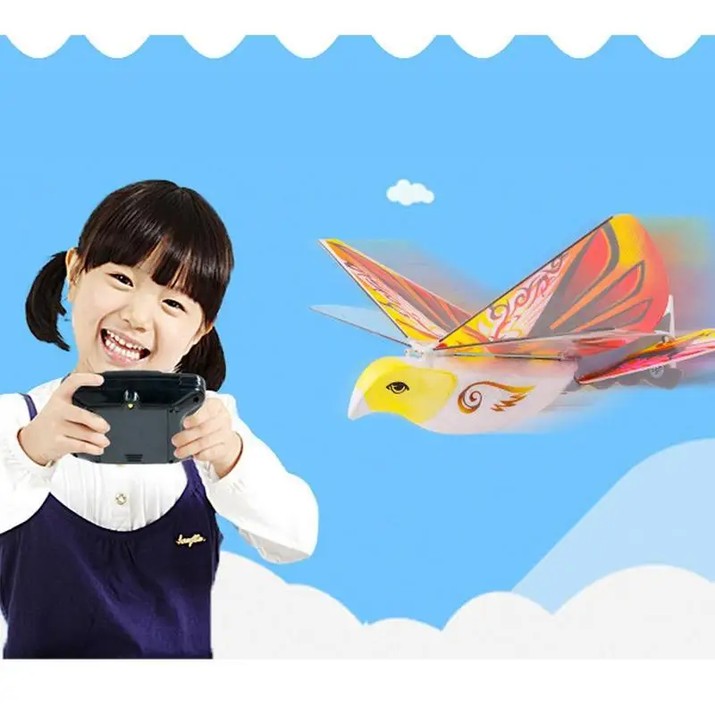 

Electronic Flying Birds Mini RC Drone Toys Helicopter 235x275x70mm 360 Degree Flying RC Bird Toy 2.4 GHz Remote Control E-Bird