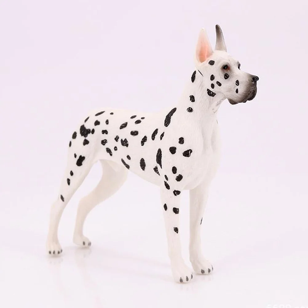

Artificial Dog Model Plastic Sculpture Simulation Animal Figures Puppy Recognition Figurines Ornament Toys