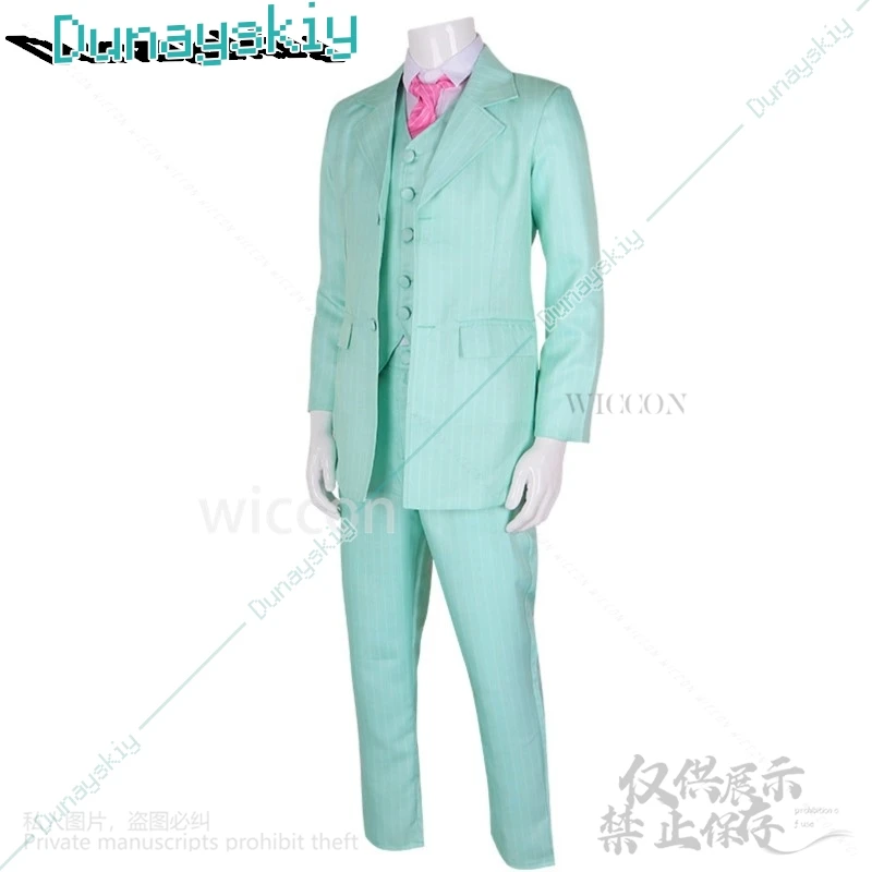 Аниме Токио Косплей Местители Риндо Хайтани Костюм Зеленая Униформа Пальто