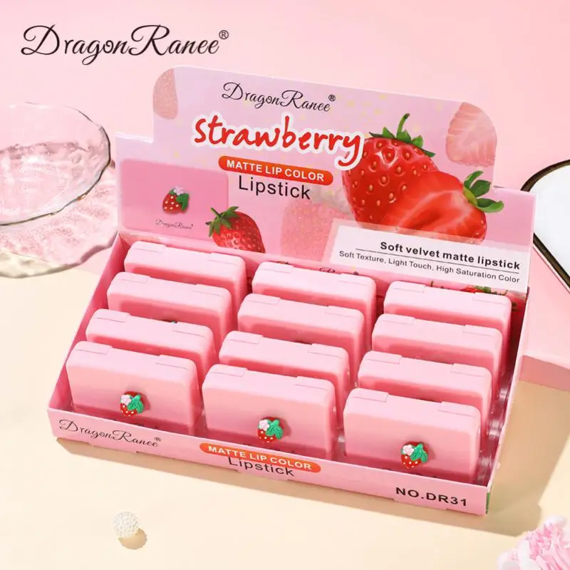 

Waterproof Portable Velvet Matte Lipstick Mini Lipstick Sample Lipstick Gift Box Non-stick Cup Lipstick 5pcs Set Moisturizing