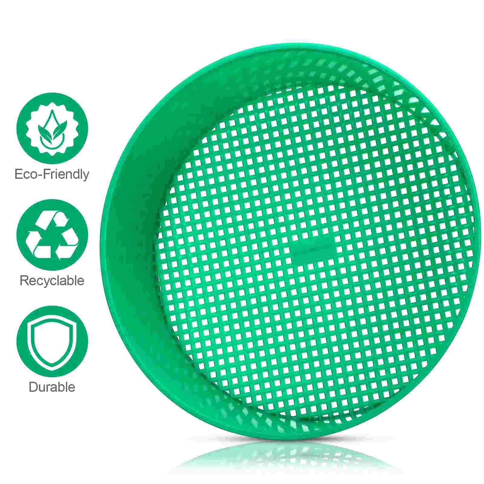 2 шт. сеялка инструмент круглое садовое сито для загадки каменное поднос компоста