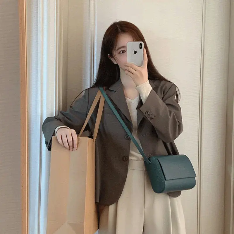 Women's Clothing Commuting Small Suit Jacket 2023 Spring Autumn Korean Fashion Casual Short Professional Suits Blazers