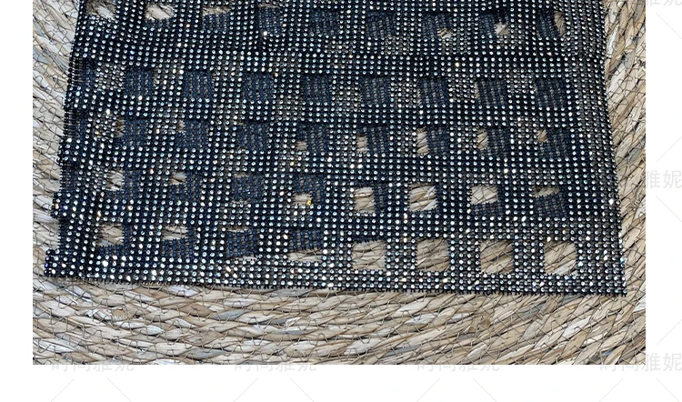 Женский комплект из 2 предметов ромбовидный Блестящий кроп-топ с бриллиантами