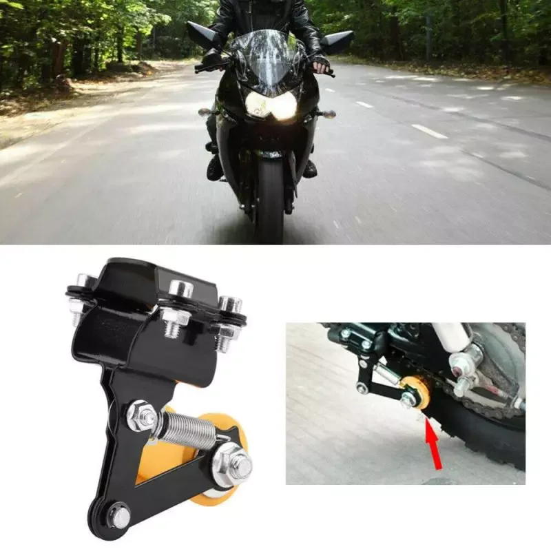 

Motorcycle Chain Adjuster Automatic -skid Tensioner Adjuster Chain Guide Chain Automatic Regulator Roller Tensioner