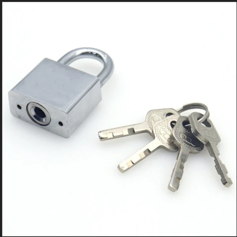 30-миллиметровый навесной замок с коротким лучом, противокражный железный навесной замок с квадратным лезвием для шкафа, 4 ключа + 1 замок для ящика для почтового ящика, открытый яхты, корабля