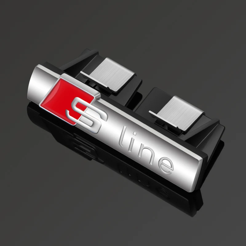 

Эмблема передней решетки автомобиля для Audi A3 A4 A5 A6 A7 A8 Q3 Q5 Q7 S3 S4 S5 S7 RS RS3 RS4 R7 Sline Логотип задний багажник