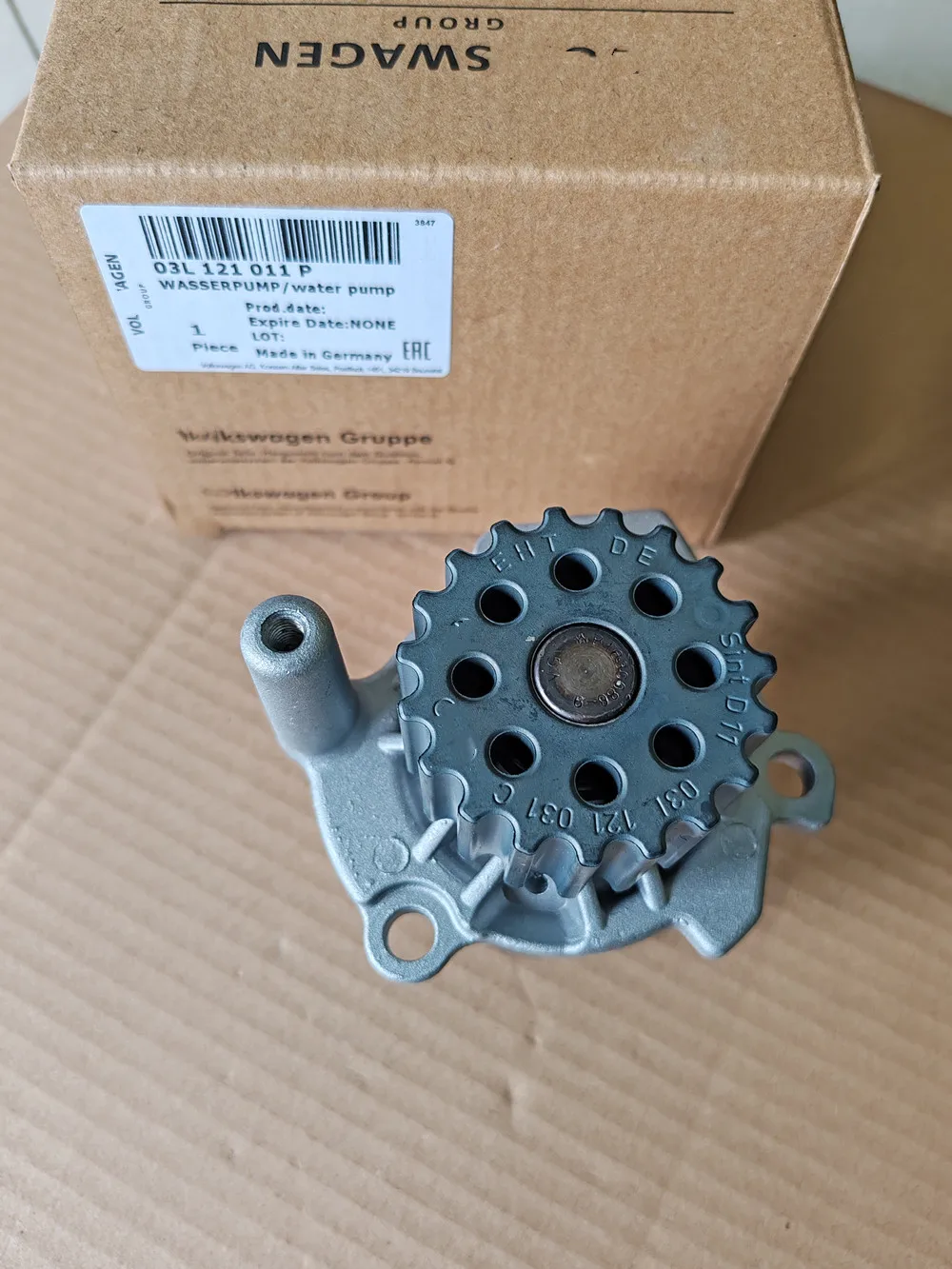 Оригинальный новый водяной насос oem для Audi Seat VW 1 6 2 0 TDI 538006010 03L121011 03L121011P 03L121011C