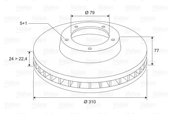 

186732 brake disc ten air for