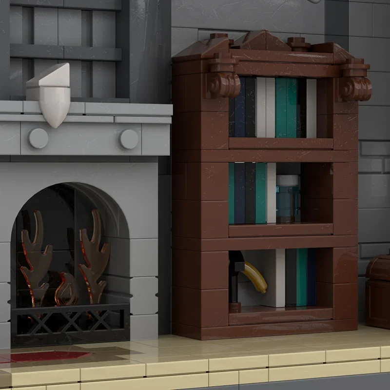 Популярная модель игры MOC строительные блоки средневековый замок Академия