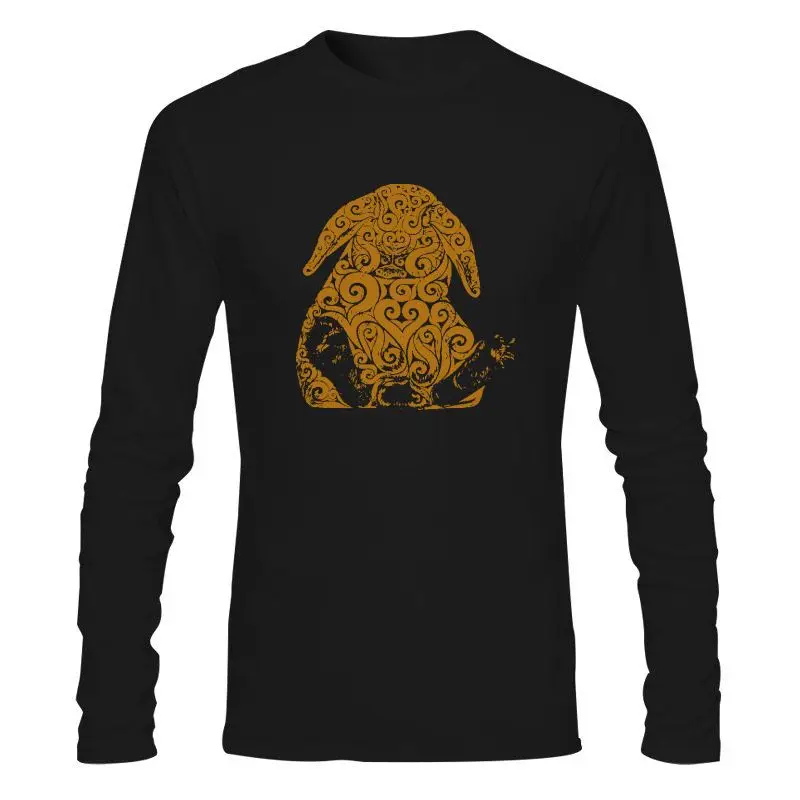 

Man Clothing Swirly Bunny Womens Graphic T-Shirt