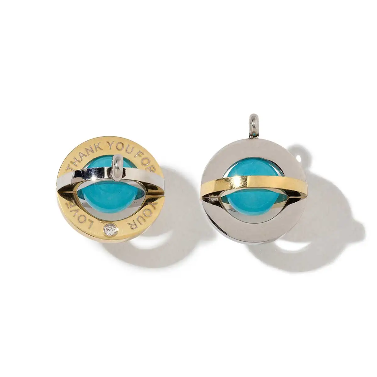 3 шт./лот французский стиль нержавеющая сталь 18-каратное золото цвет натурального