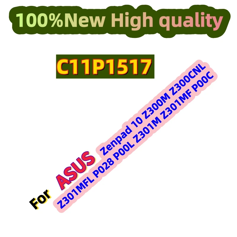 Фото 100% новые высококачественные аккумуляторы C11P1517 4680 мАч для ASUS Zenpad 10 Z300M Z300CNL Z301MFL P028 P00L Z301M Z301MF P00C + инструменты №1