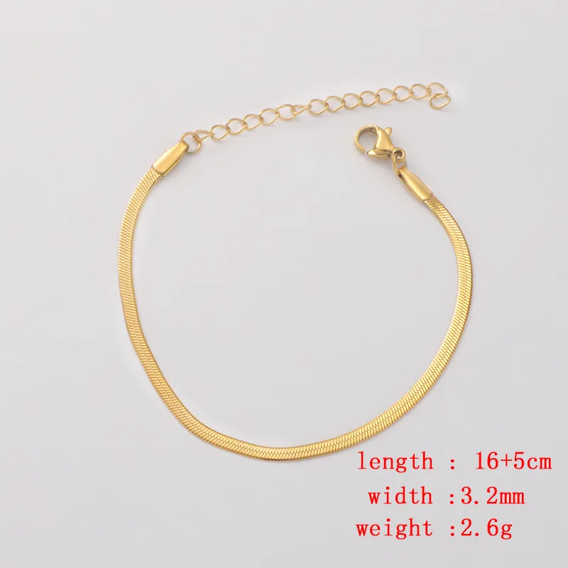 10 шт./лот браслеты-цепочки в виде змеи из нержавеющей стали браслет для мужчин и