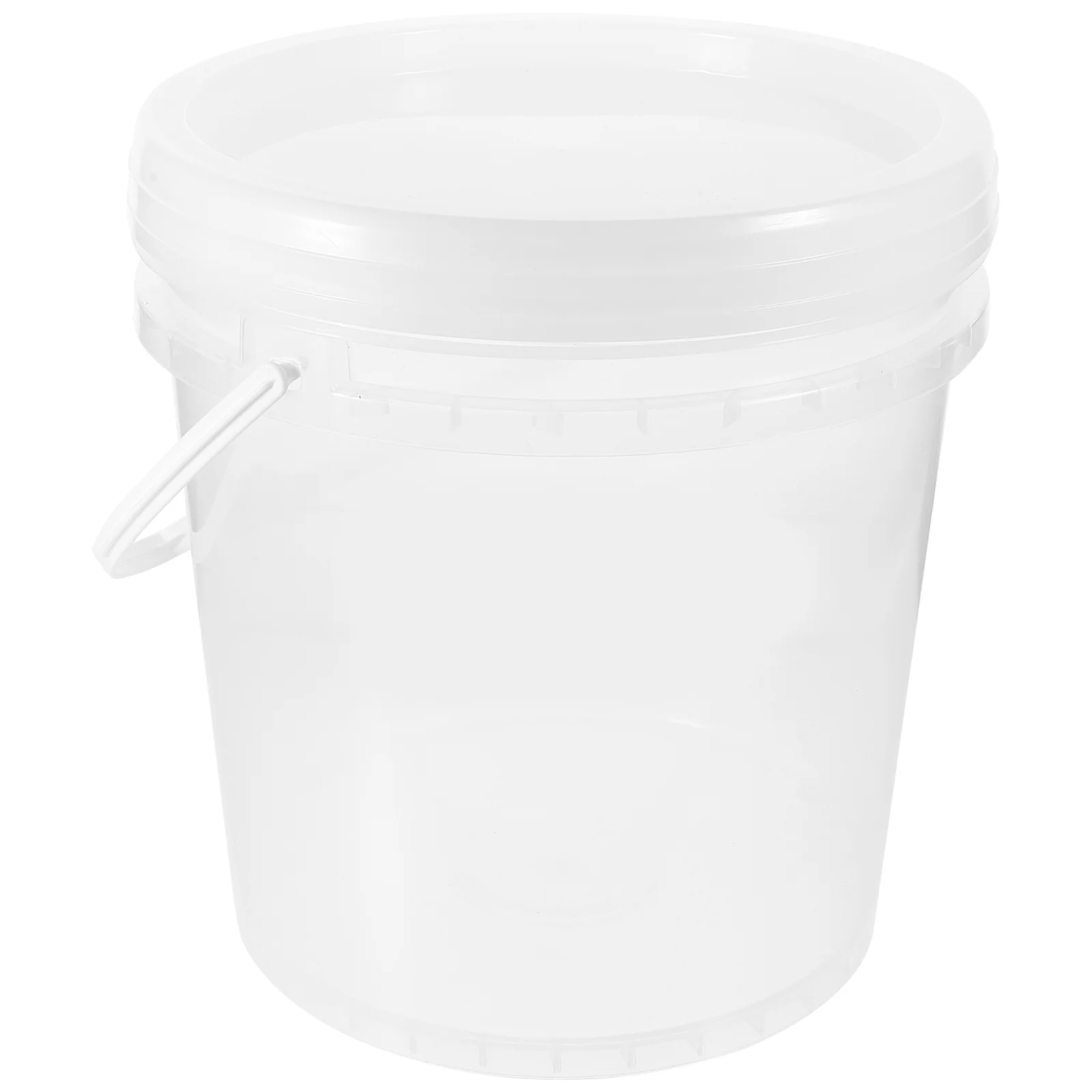 

Plastic Bucket Oil Paint Storage Bucket Portable Plastic Paint Container Clear Washing Powder Bucket
