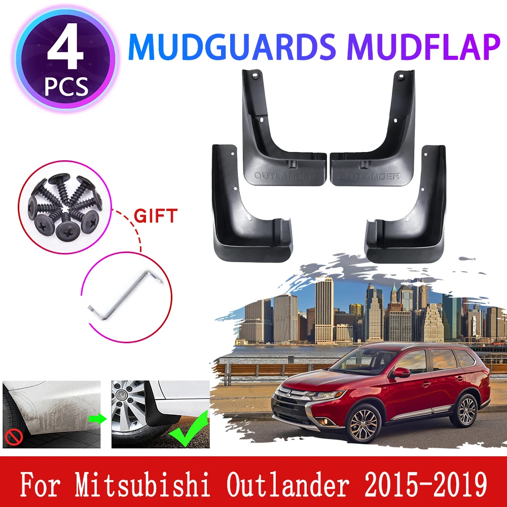 Для Mitsubishi Outlander MK3 2015 2016 2017 2018 2019 брызговики крыло брызговик защита автомобильные