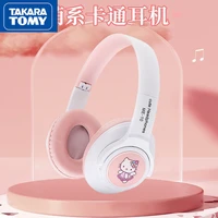 takara tomy hello kitty active noise cancelling bluetooth headphones girl lightweight overhead multifunction wireless headphones