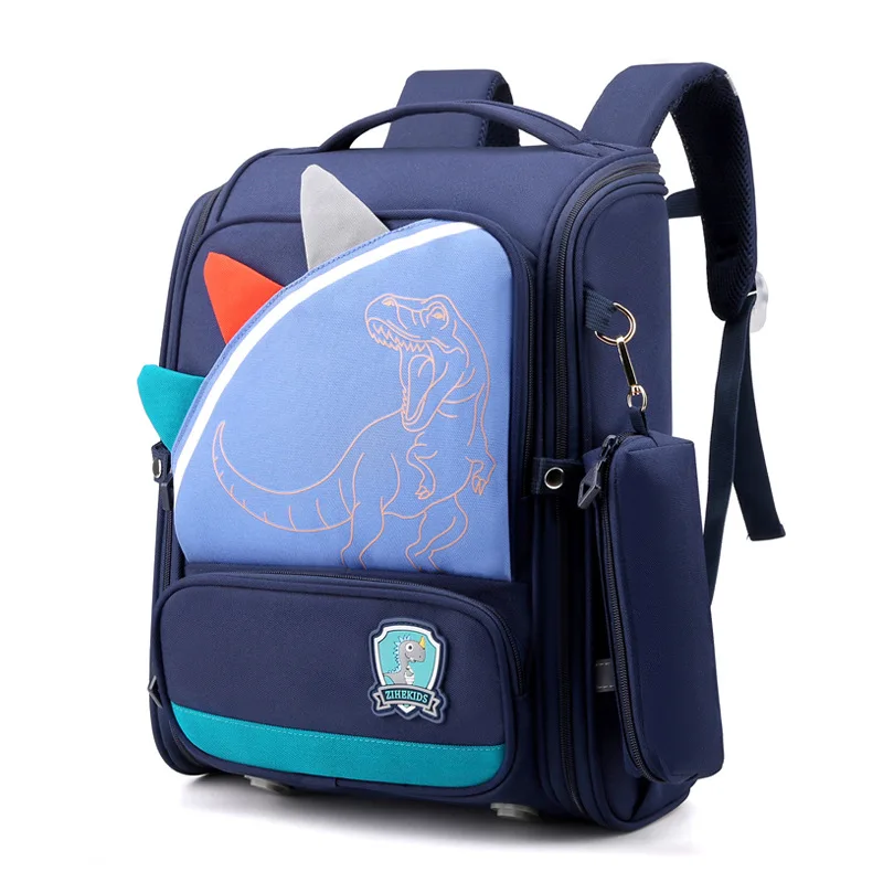 Rabbit Dinosaur Girl Boy Cartoon Large Capacity Backpacks New Cute Children Schoolbag for Primary School Students with Pen Bags