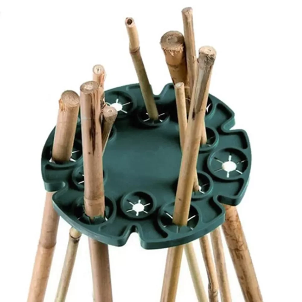 

Outdoor Garden Frame Support Plant Holder Protection Tray Bamboo Cane Holder Landscape Engineering Balcony Rack Garden Supplies